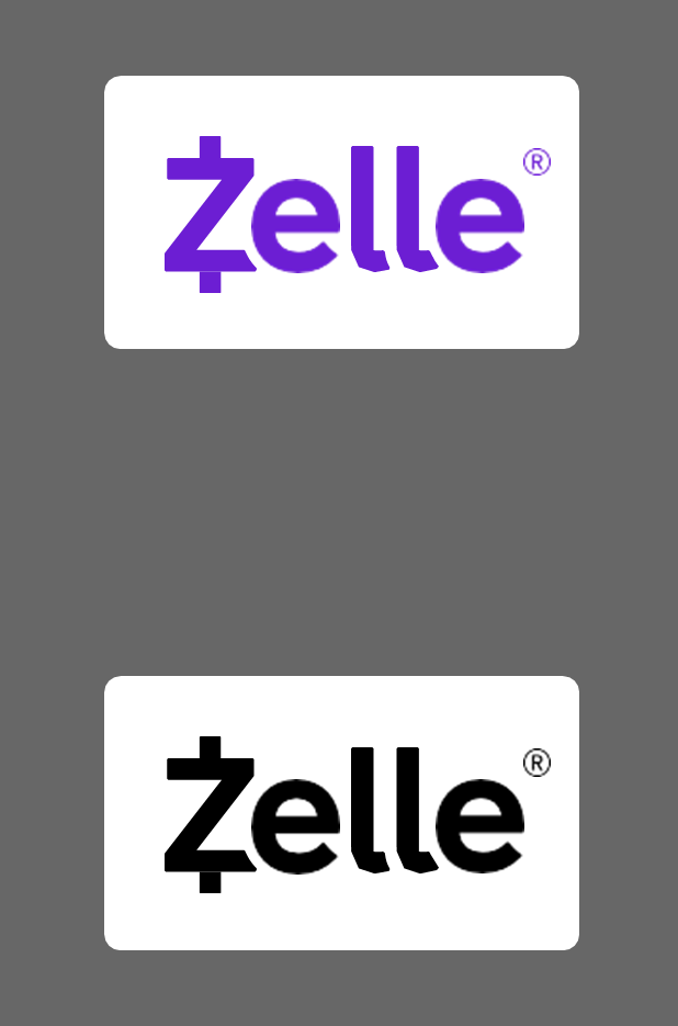Zelle grey background badges