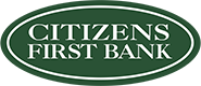Citizens First Bank logo