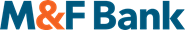 M&F BANK logo