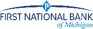 First National Bank of MI logo