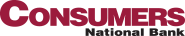 Consumers National Bank logo